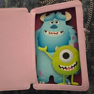 Loungefly Pixar Monsters Inc Purse EC 3D embroidered